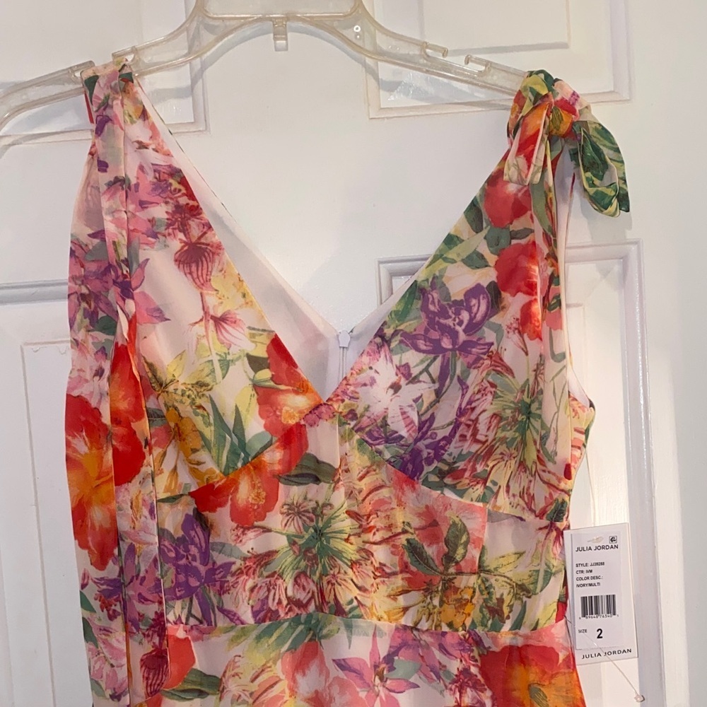 Julia Jordan Multicolor Floral Midi Skirt - Picture 4 of 15